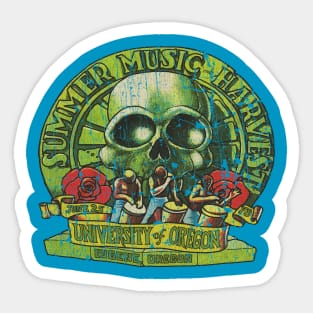 Summer Music Harvest 1978 Sticker